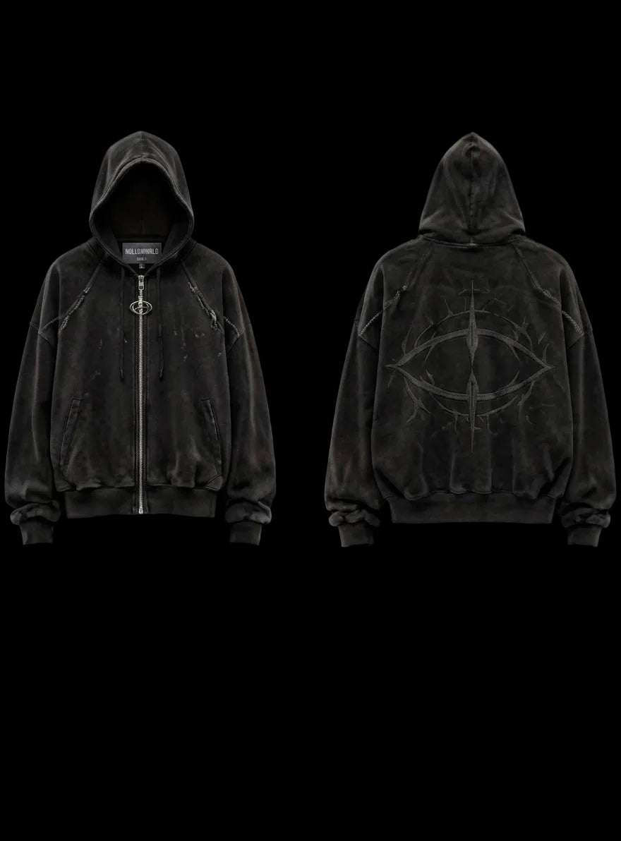 DISTORTION Full Zip Hoodie